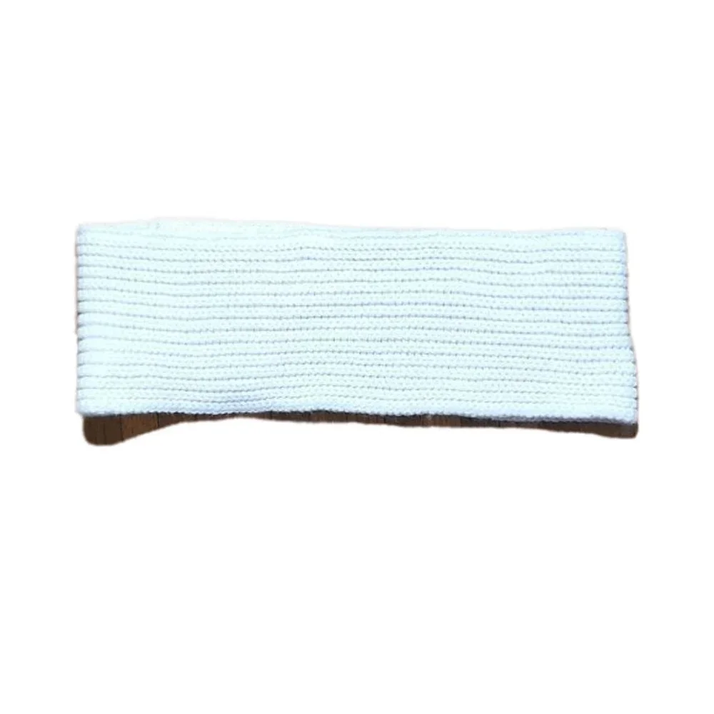 White Acrylic Infinity Scarf 22